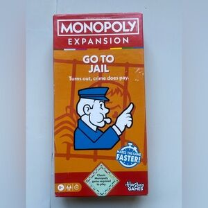 Monopoly Go to Jail Board Game